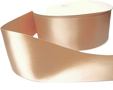25mm Ecru Single Satin Ribbon | Berisfords 45