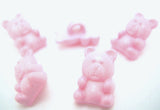 14mm Glossy Nylon Teddy Bear Novelty Shank Button
