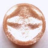 21mm Pink Beige Shimmery Polyester Shank Button