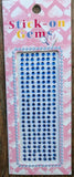 SJ35 3mm Royal Blue Self Adhesive Gem Stone-Jewel-Diamante-Crystal