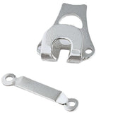 Nickel Plated Hook & Bar Standard fastening for skirts and trousers. 