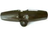 44mm Chive Green Glossy Toggle Button on a Shank