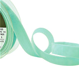 Berisfords 16mm Premium Quality Velvet Ribbon | Hortensia Blue 9625