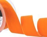 Berisfords 36mm Premium Quality Velvet Ribbon | Orange 9445
