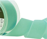 Berisfords 36mm Premium Quality Velvet Ribbon | Hortensia Blue 9625