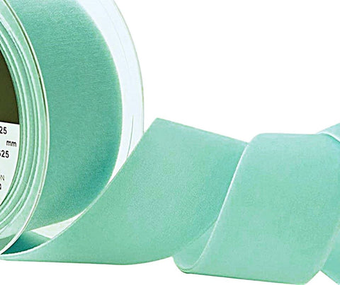 Berisfords 50mm Premium Quality Velvet Ribbon | Hortensia Blue 9625