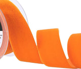 Berisfords 50mm Premium Quality Velvet Ribbon | Orange 9445