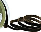 9mm Wide Cuban Brown Colour 9429 Berisfords Luxury Velvet Ribbon