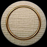 38mm Vintage Textured Celluloid & Indented Metal Ring Back Slot Button