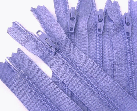 Z1125 YKK 30cm Lilac Nylon No.3 Closed End Zip