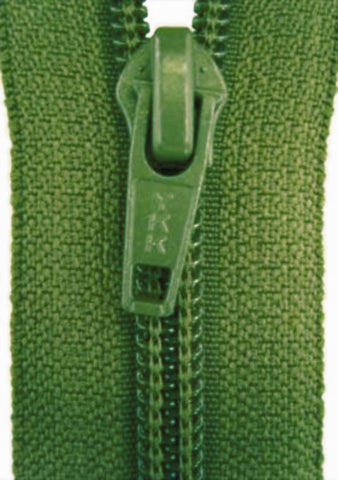 Z0004 YKK 18cm Army Green Nylon No.5 Closed End Zip