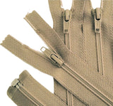 Z0605 66cm Beige Optilon Nylon No.5 Open End Zip