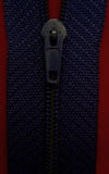 Z1509L 15cm Rich Navy Nylon Pin Lock No.3 Closed End Zip