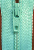 Z1536 YKK 51cm Pale New Turquoise Nylon No.3 Closed End Zip