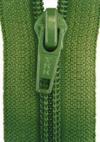 Z2739 YKK 69cm Army Green Nylon No.5 Open End Zip
