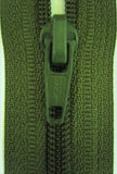 Z2799 18cm Army Green Nylon No.5 Closed End Zip