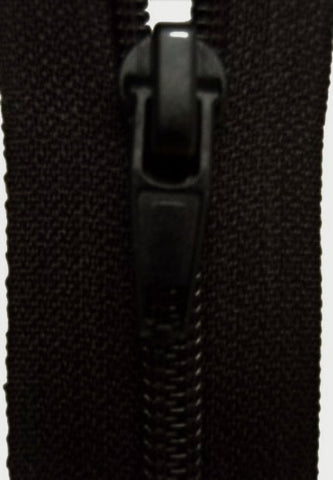 Z2893 31cm Black Nylon No.5 Open End Zip