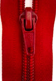 Z3024 66cm Deep Red Nylon No.5 Open End Zip