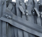 Z3129C 18cm Slate Grey Nylon No.3 Closed End Zips