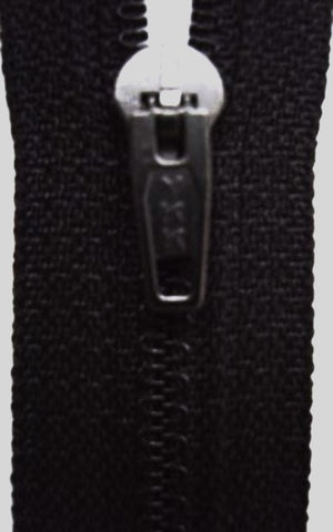 Z3510 YKK 15cm Black Pin Lock No.2 Closed End Zip