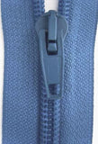 Z3654 36cm Dusky Blue Nylon No.5 Closed End Zip