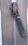 Optilon 14cm Putty Grey Nylon No.3 Closed End Zip