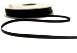 R9014 3mm Black Polyester Grosgrain Ribbon