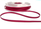 R9024 3mm Burgundy Wine Polyester Grosgrain Ribbon