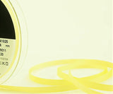 R6512 6mm Lemon Polyester Grosgrain Ribbon by Berisfords