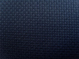Aida 100% Cotton Needlework Fabric, Navy 14 Count, 25cm x 33cm - Ribbonmoon
