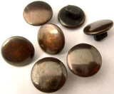 B14004 15mm Metal Coppery Metal Covered Shank Button