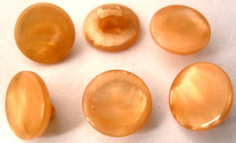 B17631 11mm Dusky Peach-Mother of Pearl Iridescence Shank Button