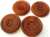 B0303 25mm Tonal Redwoods Bone Sheen 4 Hole Button - Ribbonmoon