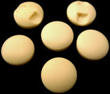 B0348 14mm Bone Cream Button with a Hole Built into the Back - Ribbonmoon