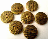B0368 13mm Anit Brass Gilded Poly 2 Hole Button - Ribbonmoon