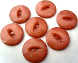 B0385 16mm Tonal Dusky Pink Shimmery Fish Eye Button - Ribbonmoon
