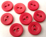 B0426 12mm Dull Sugar Pink Matt 2 Hole Button - Ribbonmoon