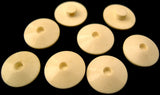 B0512 14mm Cream Glossy Shank Button - Ribbonmoon