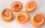 B14912 20mm Deep Peach Nylon Shank Button