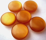 B0607 13mm Dusky Orange Polyester Shank Button - Ribbonmoon