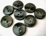 B0630 11mm Moonlight Navy Shimmery Polyester 2 Hole Button