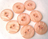 B0740 10mm Tonal Pale Pink Shimmery with Slight Iridescence 2 Hole Button - Ribbonmoon