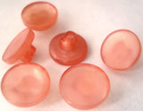 B0923 11mm Vieux Rose Pink Polyester Shank Button - Ribbonmoon