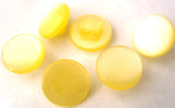 B0924 11mm Pale Lemon Polyester Shank Button - Ribbonmoon