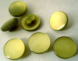 B0986 11mm Leaf Green Tint Polyester Shank Button - Ribbonmoon
