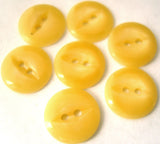 B14400 13mm Tonal Jasmine Yellow Fish Eye 2 hole Button