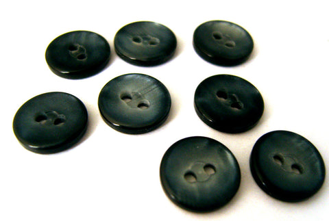 B10281 12mm Mother of Pearl Nacre Effect 2 Hole Button