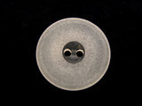 B10310 17mm White Ice Matt 2 Hole Button - Ribbonmoon