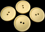 B1035 25mm Ivory Cream Matt Centre 2 Hole Button - Ribbonmoon
