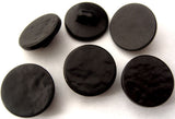 B1047C 14mm Black Pearlised Shank Button - Ribbonmoon